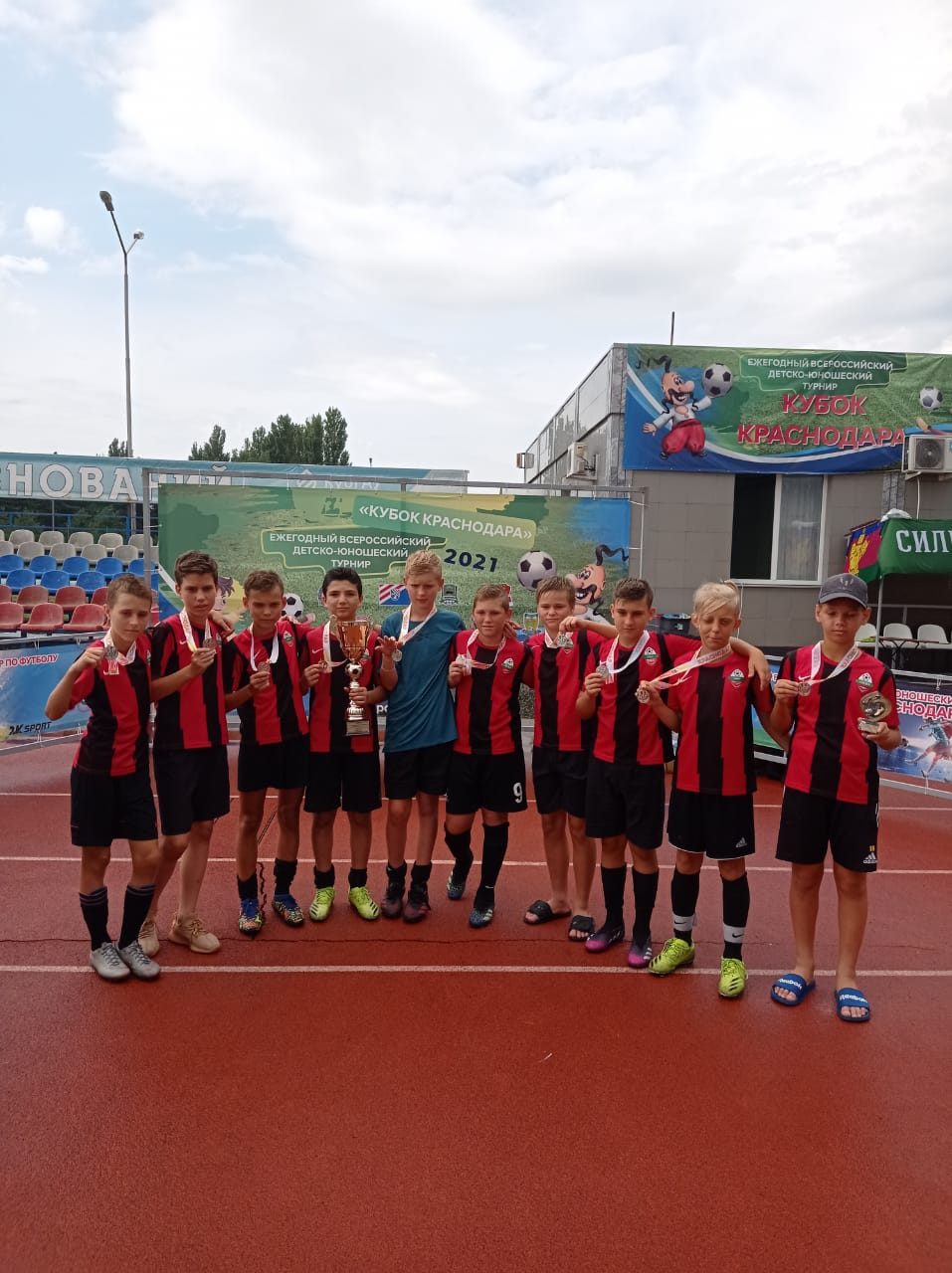 Команда «СШ7–Лидер-ЮГ» заняла 2 место во Всероссийском детско-юношеском турнире по футболу «Летний Кубок Краснодара 2021» (среди юношей 2009 г.р.) 15-19 августа 2021 г.